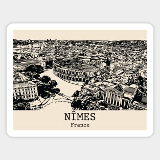 Nîmes - France Magnet